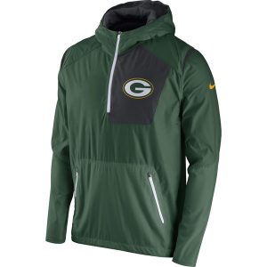 Green Bay Packers Nike Vapor Speed Fly Rush Half-Zip Jacket
