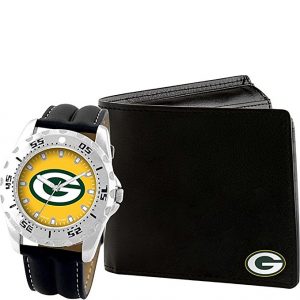 Packers Game Time Watch and Wallet Gift Set
