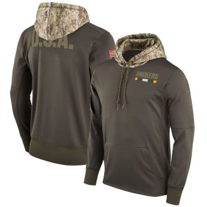 Bay Packers Nike Salute to Service Pullover Hoodie