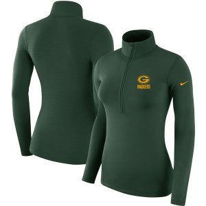 Packers Nike Women’s Team Logo Half-Zip Pullover Jacket